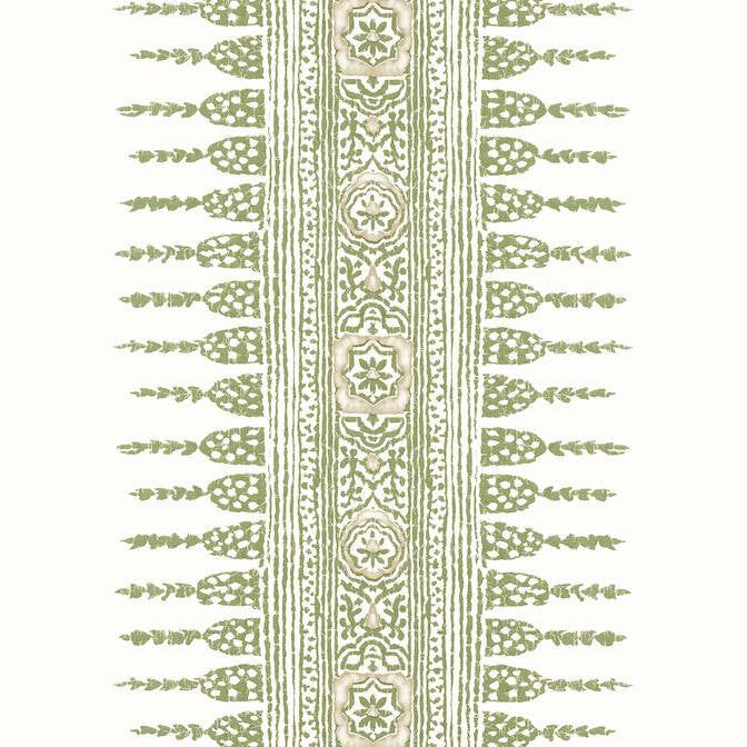 Javanese Stripe Green and White AT15136 by Anna French Wallpaper Anna French Wallpaper Javanese Stripe Green and White AT15136Wallpaper Antilles Wallpaper UNITED STATES </p><p>Repeat: V: 9 20.5 - Fabric Carolina -