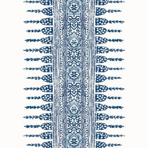 Javanese Stripe Navy and White AT15137 by Anna French Wallpaper