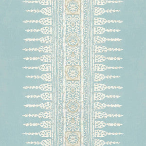 Javanese Stripe Spa Blue AT15140 by Anna French Wallpaper