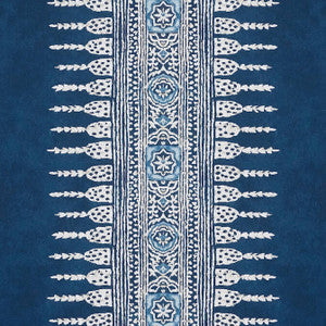 Javanese Stripe Navy AT15142 By Anna French Wallpaper