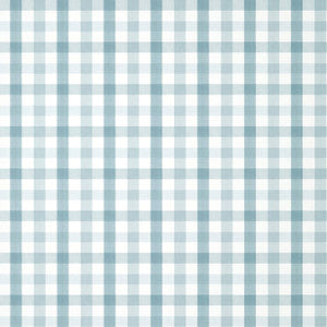 Saybrook Check Spa Blue AT15150 by Anna French Wallpaper