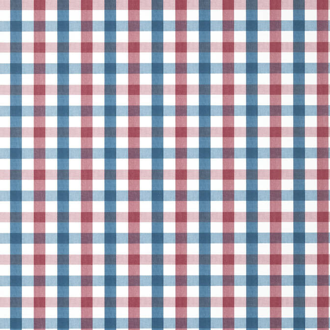 Saybrook Check Blue and Red AT15153 by Anna French Wallpaper Anna French Wallpaper Saybrook Check Blue and Red AT15153Wallpaper Antilles Wallpaper UNITED STATES </p><p>Repeat: V: 3.5 27 - Fabric Carolina -