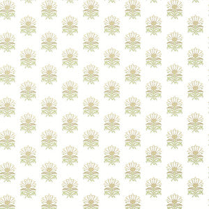 Milford Beige and Green AT15158 by Anna French Wallpaper