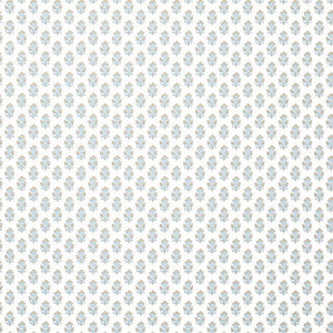 Julian Beige and Spa Blue AT15161 by Anna French Wallpaper