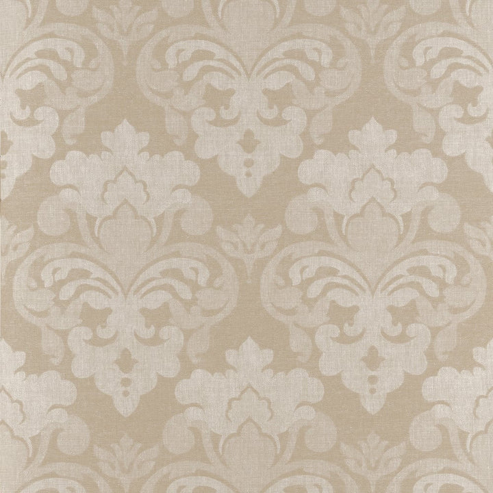 Darcey Damask Beige AT16121 by Thibaut Wallpaper Thibaut Wallpaper Darcey Damask Beige AT16121Wallpaper SOLEIL TEXTURES Non Woven Wallpaper U.S.A </p><p>Repeat: H: , V: 24  (60.96 cm) 27 in  (68.58 cm) - Fabric Carolina -