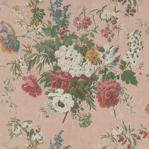 Garden Club Blush AT16136 By Thibaut Wallpaper