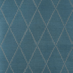 Ribbon Sisal Navy AT16142 by Thibaut Wallpaper