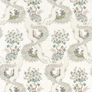 Antoinette Beige AT16158 by Thibaut Wallpaper