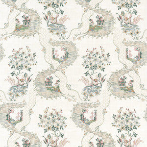 Antoinette Beige AT16158 by Thibaut Wallpaper
