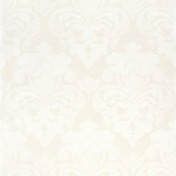 Darcey Damask Pearl on Off White AT16171 by Thibaut Wallpaper Thibaut Wallpaper Darcey Damask Pearl on Off White AT16171Wallpaper SOLEIL TEXTURES Non Woven Wallpaper U.S.A </p><p>Repeat: H: , V: 24  (60.96 cm) 27 in  (68.58 cm) - Fabric Carolina -
