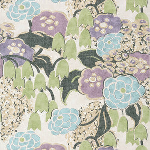 Laura Lavender and Green AT23101 by Anna French Wallpaper