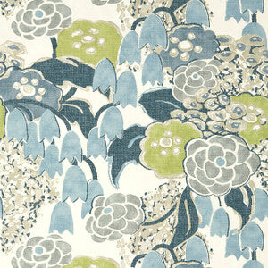 Laura Citrus and Blue AT23104 by Anna French Wallpaper