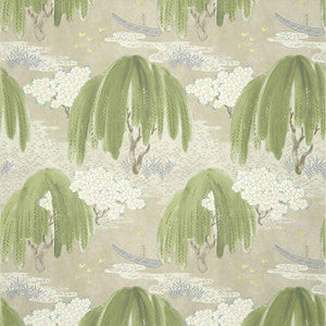 Willow Tree Beige AT23106 by Anna French Wallpaper