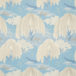 Willow Tree Soft Blue AT23108 by Anna French Wallpaper