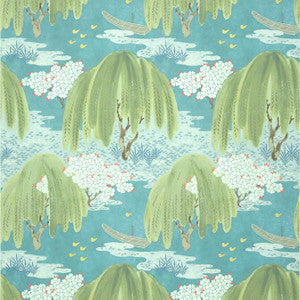 Willow Tree Turquoise AT23109 by Anna French Wallpaper