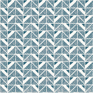 Bloomsbury Square Blue AT23118 by Anna French Wallpaper