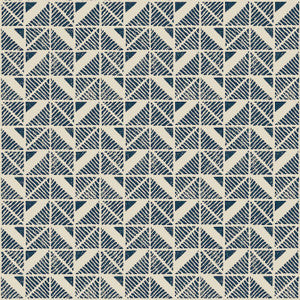 Bloomsbury Square Navy AT23119 by Anna French Wallpaper