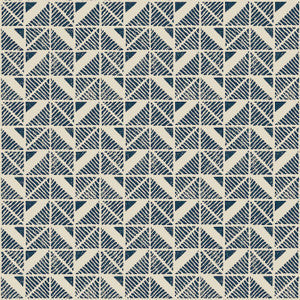 Bloomsbury Square Navy AT23119 by Anna French Wallpaper