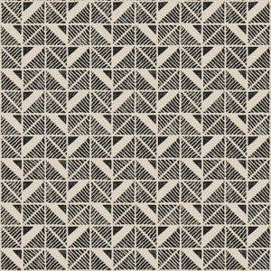 Bloomsbury Square Black AT23120 by Anna French Wallpaper