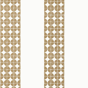 Fairmont Stripe Metallic Bronze AT23127 By Anna French Wallpaper