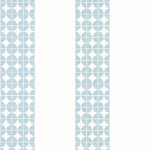 Fairmont Stripe Soft Blue AT23128 By Anna French Wallpaper