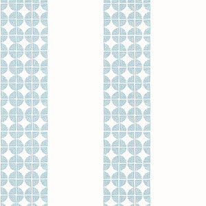 Fairmont Stripe Soft Blue AT23128 by Anna French Wallpaper