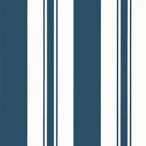 Keswick Stripe Navy AT23173 by Anna French Wallpaper