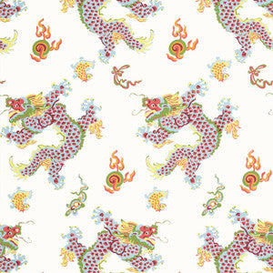 Dragon Dance Multi AT23179 by Anna French Wallpaper