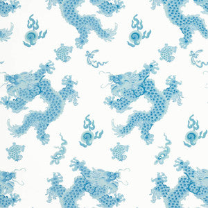 Dragon Dance Blue AT23182 by Anna French Wallpaper