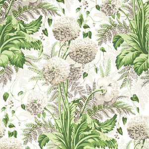 Dahlia Spring on White AT24538 by Anna French Wallpaper