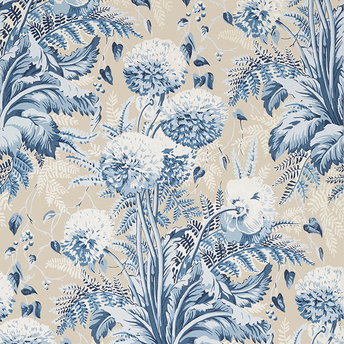 Dahlia Navy on Linen AT24540 by Anna French Wallpaper Anna French Wallpaper Dahlia Navy on Linen AT24540Wallpaper Devon Non Woven Wallpaper UNITED STATES </p><p>Repeat: V: 36 27 - Fabric Carolina -