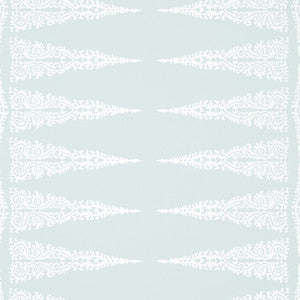 Ellery Stripe White on Soft Blue AT24542 by Anna French Wallpaper
