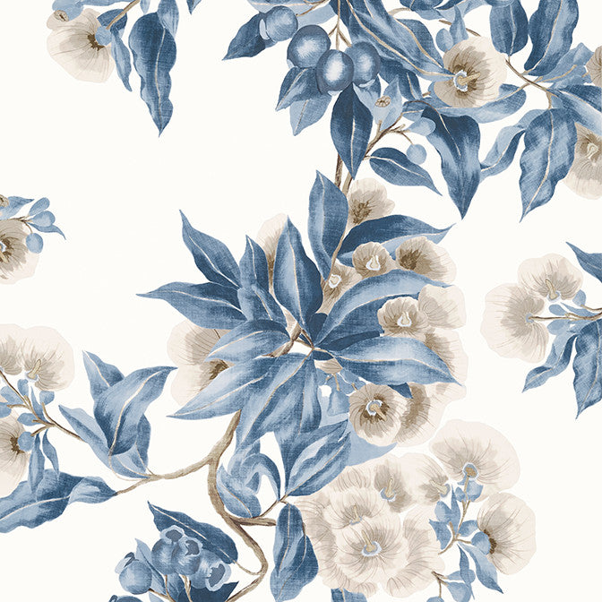 Camellia Garden Navy and Linen AT24553 by Anna French Wallpaper Anna French Wallpaper Camellia Garden Navy and Linen AT24553Wallpaper Devon Non Woven Wallpaper UNITED KINGDOM </p><p>Repeat: V: 55.5 27 - Fabric Carolina -