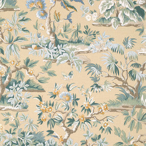 Elwood Soft Gold AT24561 by Anna French Wallpaper