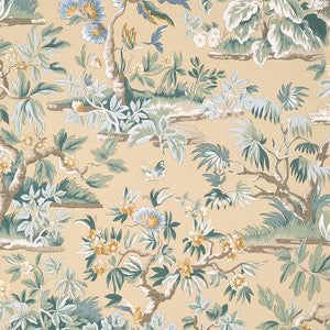 Elwood Soft Gold AT24561 by Anna French Wallpaper