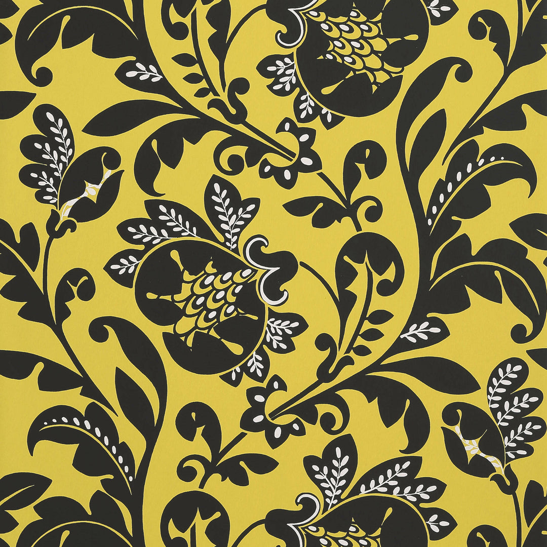 LIVORETTE - Citron Yellow By Anna French Wallpaper