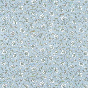Chelsea Soft Blue and Green AT57839 by Anna French Wallpaper