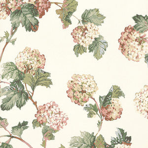 Sussex Hydrangea Soft Gold AT57848 by Anna French Wallpaper