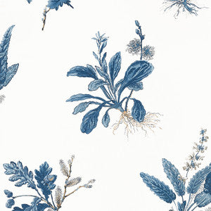 Woodland Blue AT57854 by Anna French Wallpaper