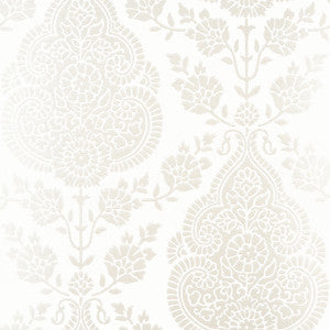 Balmuccia Damask Pearl AT57863 by Anna French Wallpaper