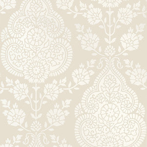 Balmuccia Damask Beige AT57864 by Anna French Wallpaper