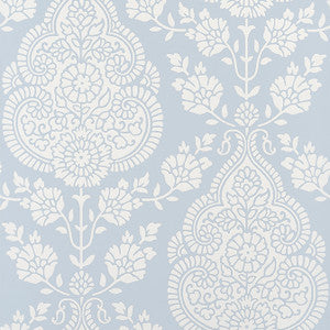 Balmuccia Damask Soft Blue AT57866 by Anna French Wallpaper
