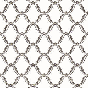 Tate Trellis Black AT57883 by Anna French Wallpaper