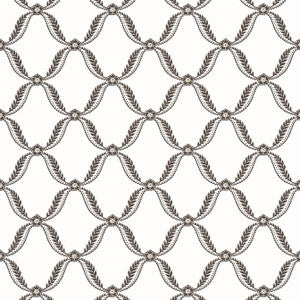 Tate Trellis Black AT57883 by Anna French Wallpaper