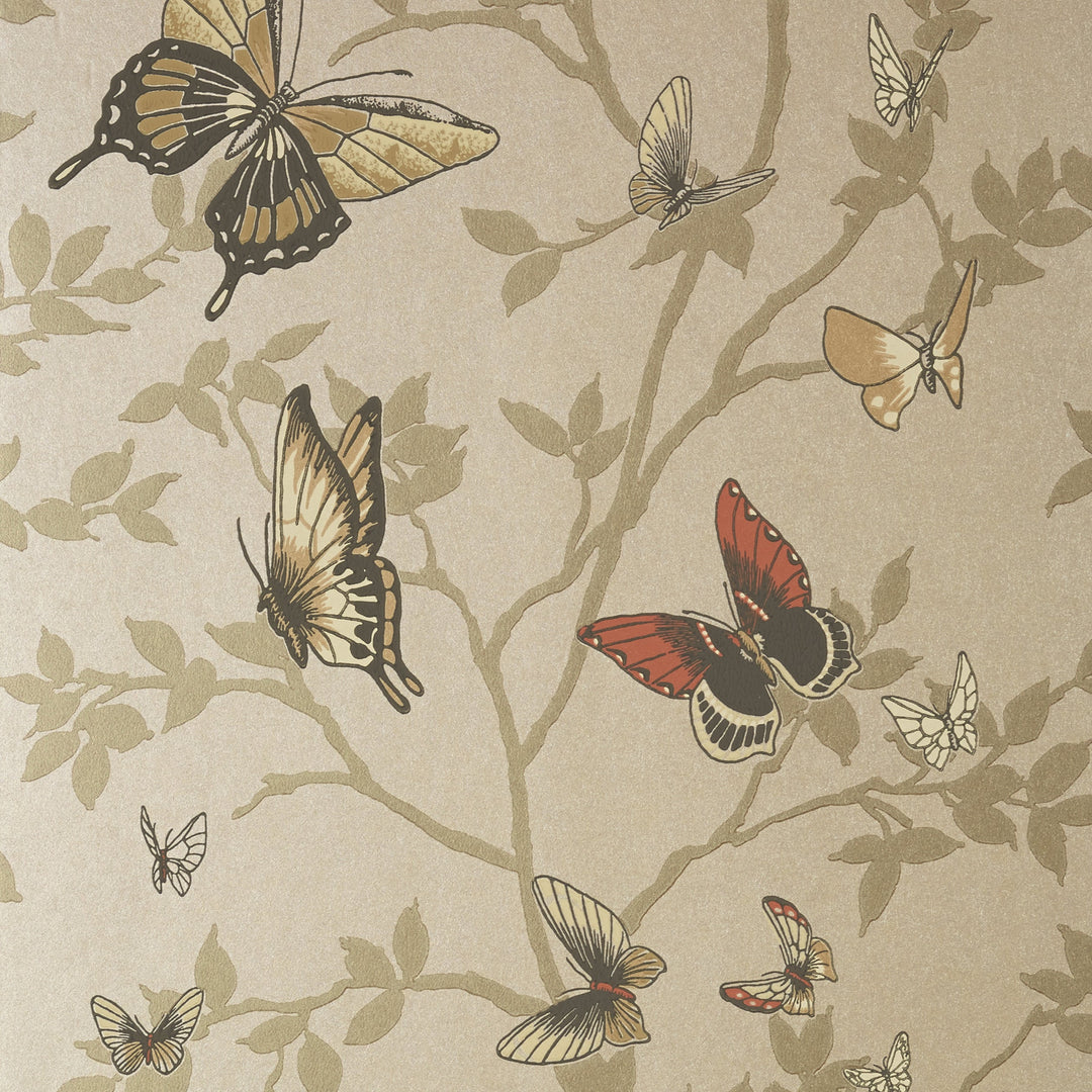 SERAPHINA - Metallic Champagne By Anna French Wallpaper
