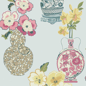 Clarissa Aqua AT6109 by Anna French Wallpaper