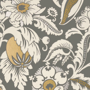 Mallorca Charcoal AT6114 by Anna French Wallpaper