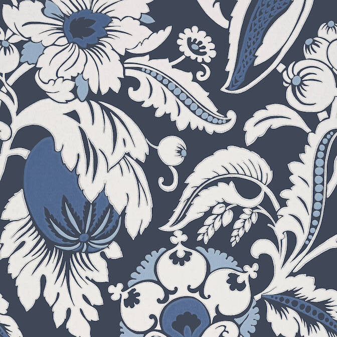 Mallorca Navy AT6115 by Anna French Wallpaper Anna French Wallpaper Mallorca Navy AT6115Wallpaper Serenade Non Woven Wallpaper UNITED KINGDOM </p><p>Repeat: V: 24 20.5 - Fabric Carolina -