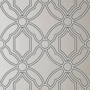 Roscoe Silver AT6126 by Anna French Wallpaper