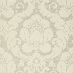 Marlow Linen on Metallic Silver AT6130 by Anna French Wallpaper